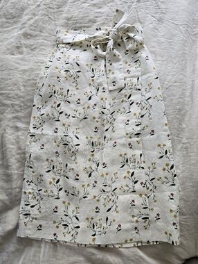 Not Perfect Linen Skirt, Size S/M